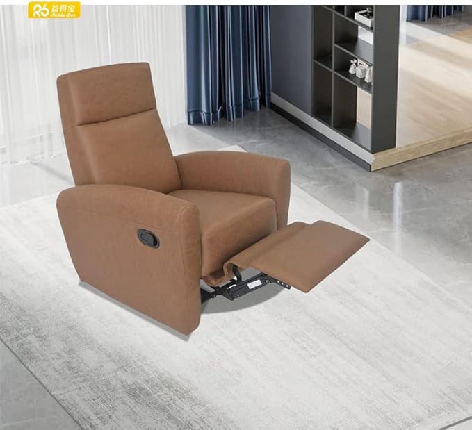 Modern New Coming Reclining Home Theater Leisure Recliner Sofa Modern Living Room Furniture Small Manual Recliner Single Chair for ReadingHome TheaterLiving RoomBedroom Fully Assembled