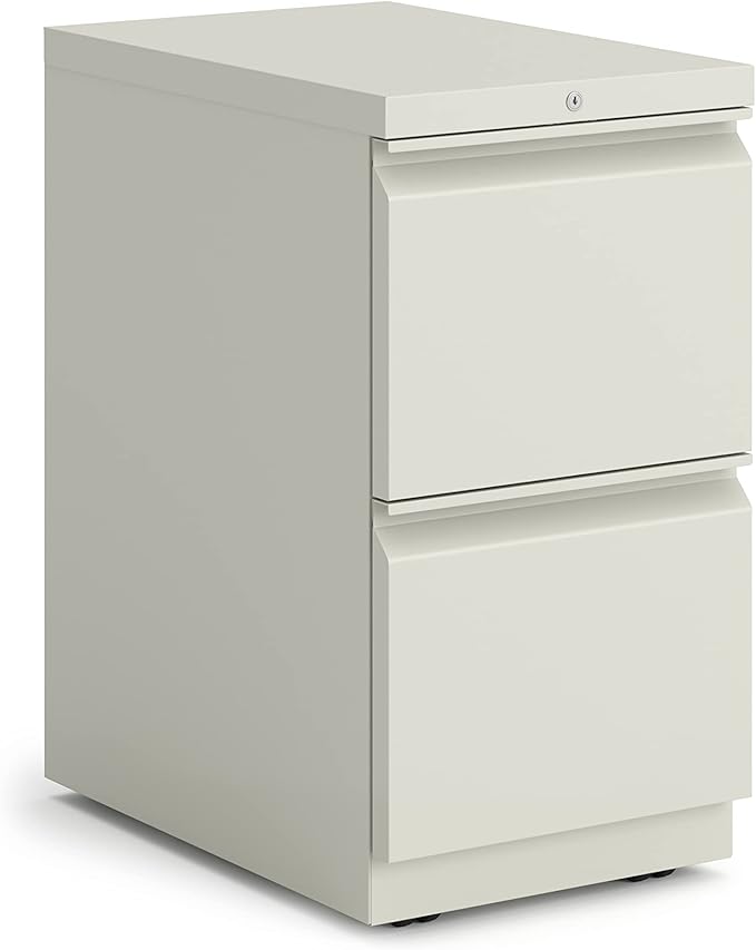 HON Brigade Mobile Pedestal | 2 File Drawers | Radius Pull | 15 W | Loft