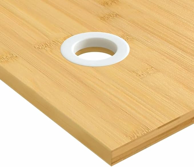 Bamboo Desk Top One-Piece Desk Table Top for Standing Desk and Home Office Desk 31.5x15.7x0.6-695