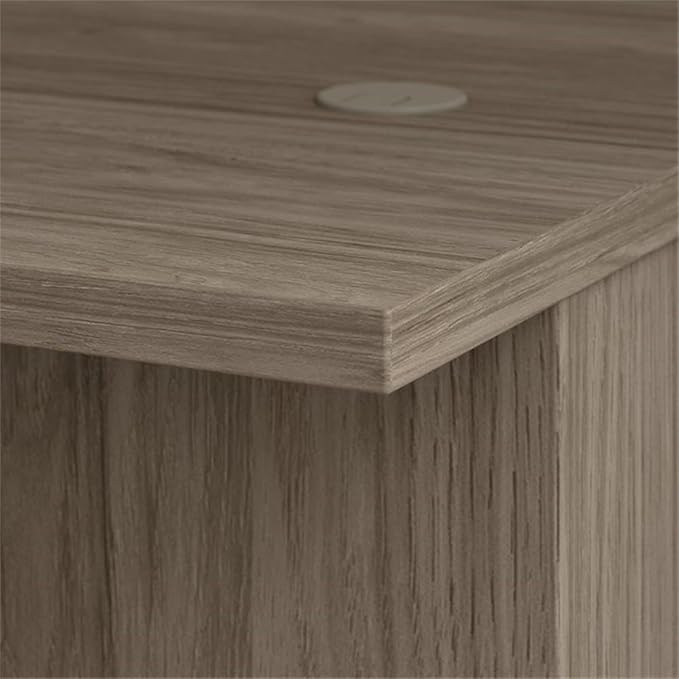 Bush Business Furniture Office 500 72W x 36D Executive Desk in Modern Hickory