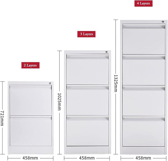 Iron File Cabinet Office Storage Cabinet Drawer Metal Frame Simple File Cabinet Living Room Cabinet Vertical File Cabinet
