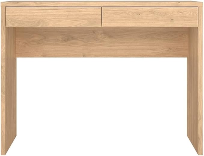 Pemberly Row Set of 2 Home Office Writing Desk and 3-Drawers Mobile Cabinet