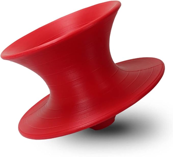 ZIMGOD 360° Swivel Gyro Chair Recliner Rotating Gyro Spun Chair for Sense Training Bedroom Living Room Camping Backyard Relaxing Chaise Chair 11 Colors (Color : Red)