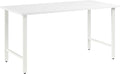 Bush Business Furniture Hustle 60W x 30D Computer Desk with Metal Legs in White Modular Office Table for Home and Professional Workspace