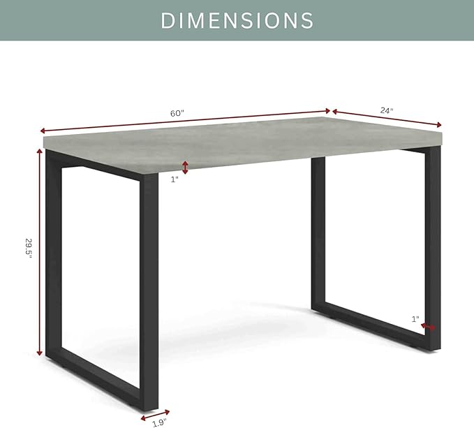 UrbanHaus Astor Home Office Desk (29.5 x 60 x 24)
