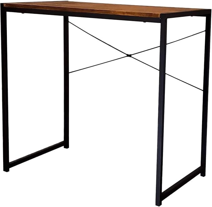 eHemco Multifunctional Rectangular Desk Coffee Top and Black Legs