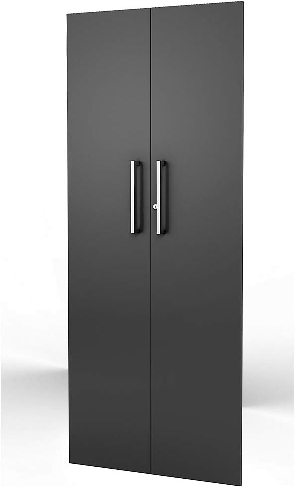 Crelobo ATOS-FL5-4555-4435 Filing Cabinet Wood White/Anthracite 80 x 38 x 183 cm