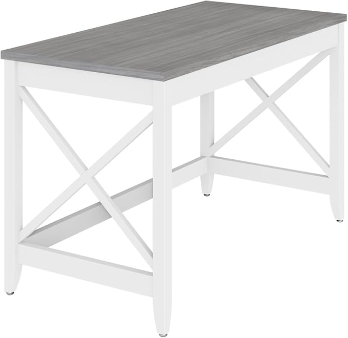 Alera Workspace by Alera Workspace by Alera Farmhouse Writing Desk 47.24 x 23.62 x 29.53 Gray