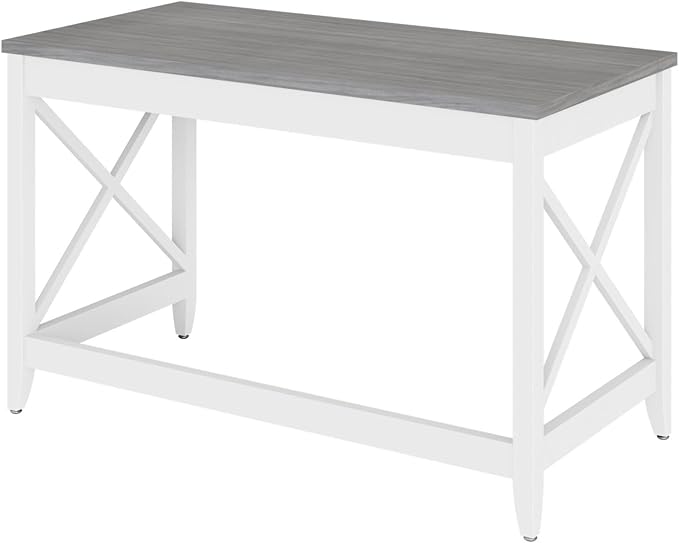 Alera Workspace by Alera Workspace by Alera Farmhouse Writing Desk 47.24 x 23.62 x 29.53 Gray