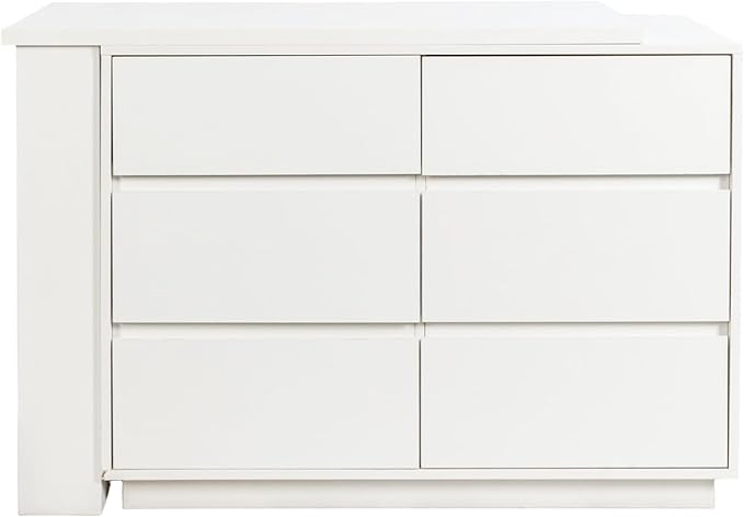 Jmyab L Shaped Computer Desk with Drawers Modern Corner Home Office Desk with Reversible Storage Cabinet Long Study Writing Table Workstation for Home Office White