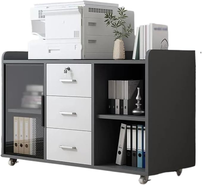 Filing CabinetOffice CabinetPrinter CabinetPantry CabinetSide CabinetMobile Floor Cabinet (Color : B)