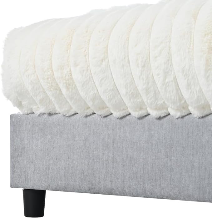 Polibi Modern 65.25 Chaise Lounge Sofa Ultra-Soft Accent Chair with Pocket Spring Cushion Ergonomic Backrest and 2 Pillows Deep Seat for Living Room Beige