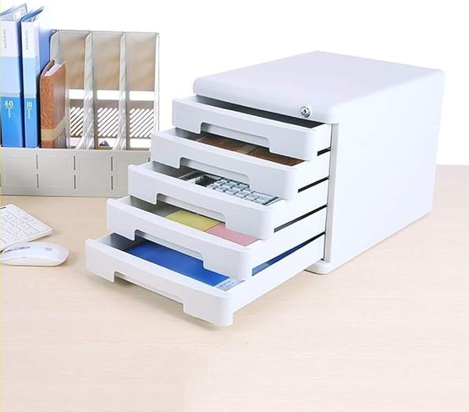 File Cabinet Desktop Drawer Storage Office Supplies Home Office Storage Dresser Cabinet