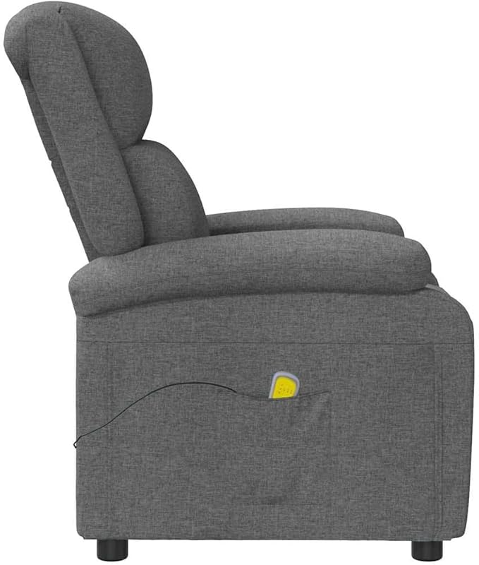 Massage Chair Recliner Chair for Living Room Heated Power Electric Massage Chairs with Heat for Room Best Choice Dark Grey Fabric