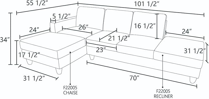 Sectional Couches for Living Room Furniture Sets 4 Seat Modular Sectional Sofas for Living Room Set with Removable Chaise L Shaped Couch Set with 2 Armrest for Apartment Black