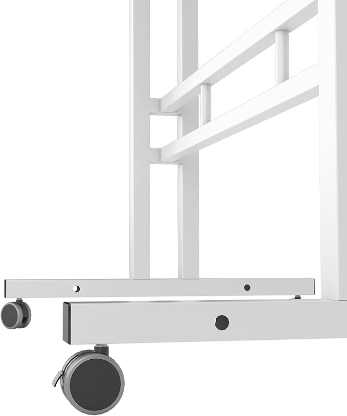 soges 23.6inches Height Adjustable Desk Laptop Desk on The Wheels Rolling Stand Up Desk Computer Desk Adjustable Standing Desk Sit and Stand Desk Portable Laptop Table Oak