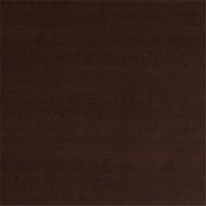 Pemberly Row Contemporary 60W L-Shaped Desk Mocha Cherry Finish Engineered Wood Pull-Out Keyboard Tray Vertical Storage Cabinet File and Box Drawers Home Office Desk