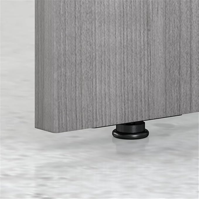 Bush Business Furniture Studio C 72W Computer Desk with Wire Management and Modesty Panel in Platinum Gray Professional Table for Home Office and Corporate Office