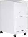Lorell LYS SOHO File/File Mobile File Cabinet White