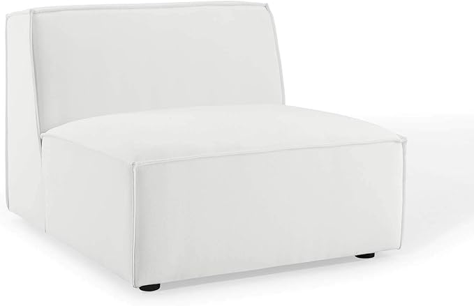 Modway EEI-3872-WHI Restore Sectional Sofa Armless Chair White