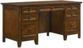 Intercon San Mateo Home Office 62 Wide Executive Desk with 7 Drawers Tuscan