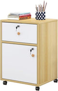 Filing Cabinet with Lock - Mobile Data Storage Suitable for Office and Home Organizations(B1)
