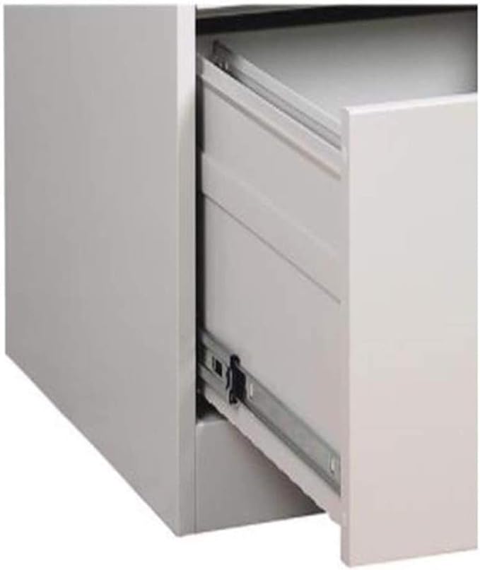 File Cabinets Floor-Standing File Cabinet Large Capacity Push-Pull Drawer Mobile Iron with -Theft Lock(Large)