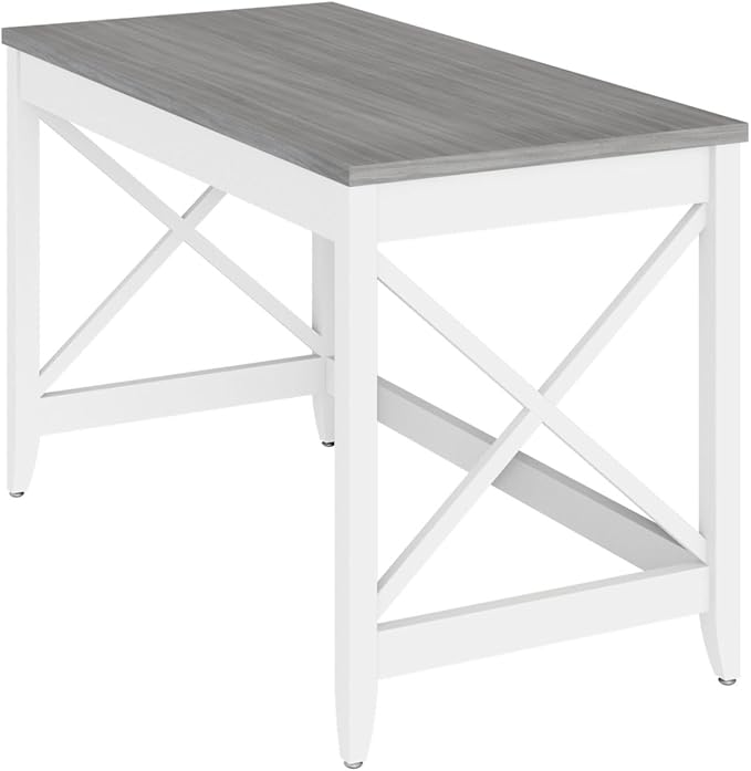 Alera Workspace by Alera Workspace by Alera Farmhouse Writing Desk 47.24 x 23.62 x 29.53 Gray