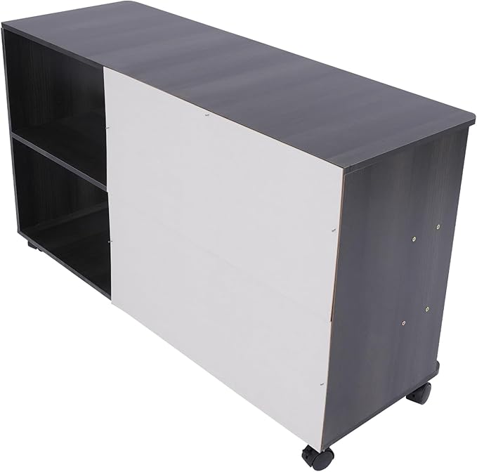 3 Drawer Mobile File Cabinet Locking File Cabinet with 5 Wheels Under Desk Storage Printer Stand File Cabinets for Home Office Black