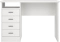 Tvilum Warner Desk with 4 Drawers White