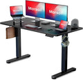 Marsail Electric Standing Desk Adjustable Height 48 * 24 Inch Sit Stand up Desk with 3 Memory Presets Headphone Hook and Comfortable Workspace for Home Office Furniture and Computer Desk.Natural