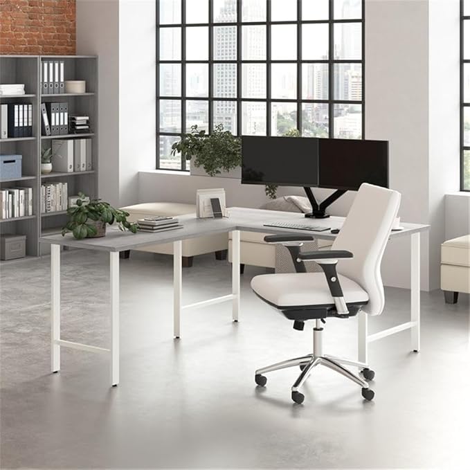 Bush Business Furniture Series C 72W Credenza Desk in Hansen Cherry Large Computer Table for Home and Professional Office