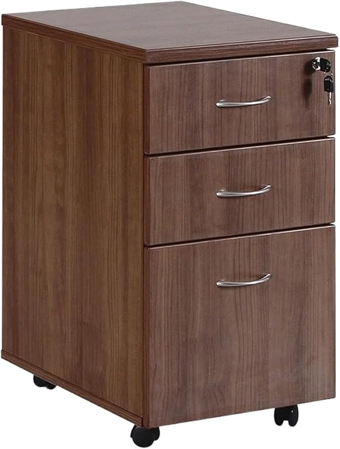 Mobile File Cabinets Walnut Freestanding Mobile Pedestal File Cabinets