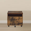 File Cabinet with Lock 2 Drawer Small Storage Cabinets OrganizerUnder Desk Locking Drawers Filing Cabinets for Home OfficeOak
