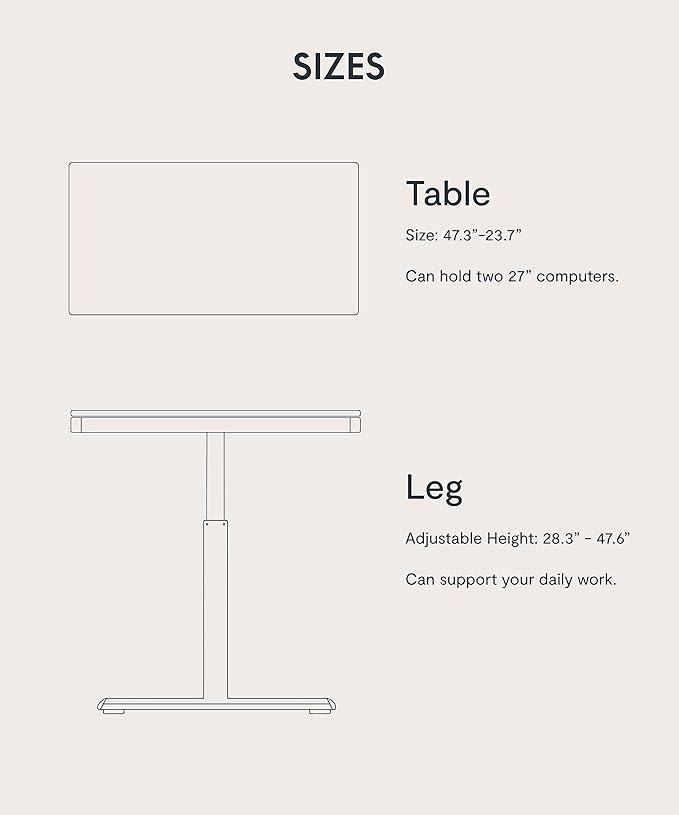 SANODESK Standing Desk with Drawer Electric Height Adjustable Home Office Desk with Storage &amp USB Ports 48 inch Tempered Glass Tabletop/White Frame