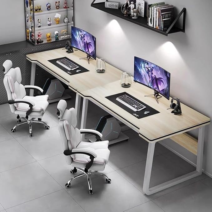 Gaming Desk Computer Writing Table Student Art Modren Simple Style PC Wood Suitable Portable Desk for Home Office