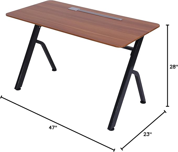 ApexDesk 47 Computer Desk Modern Simple Style Desk for Home Office Study Student Writing Desk - Apple