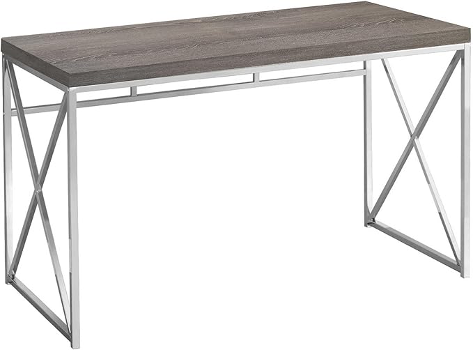 Contemporary Brown Laminate Computer Desk for Home Office 47 L x 24 W Design for Laptop &amp Tablet Work