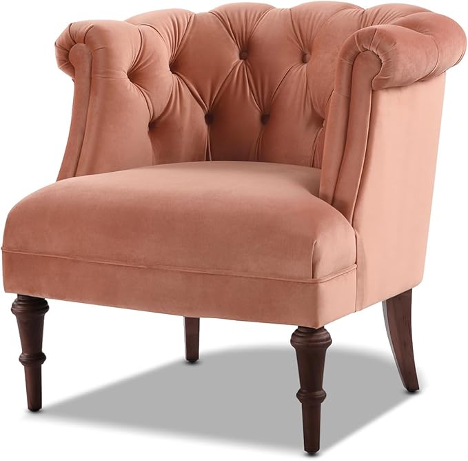 Jennifer Taylor Home Katherine Velvet Tufted Living Room Accent Chair