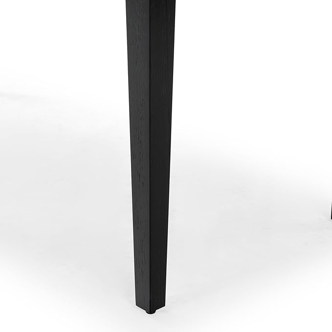 SAFAVIEH Couture Collection Shelbie Black 1-Drawer Reeded Computer Table Office Writing Desk