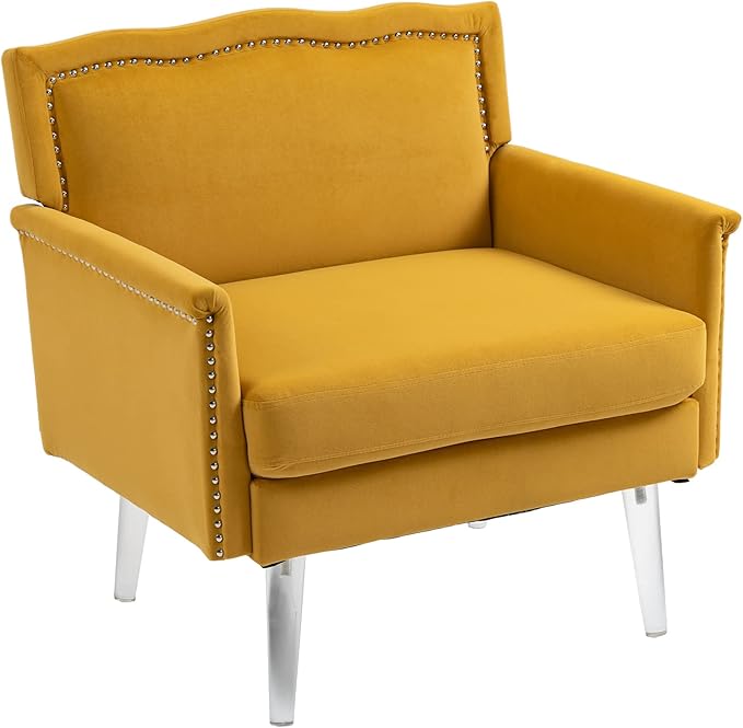 Accent ChairLiving Room Chair/Leisure Single Sofa with Acrylic feet