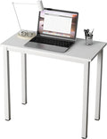 soges 31.5 inches Small Desk Writing Study Worksation for Home Office Computer Desk White YL-AC3-80WW