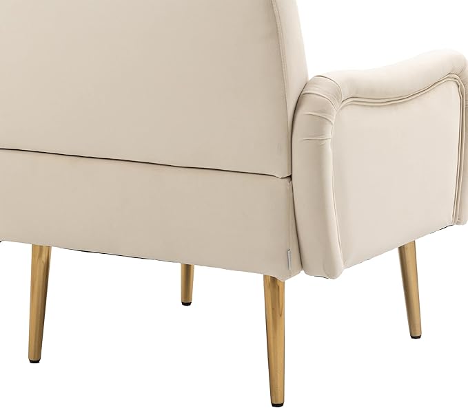 Velvet Chair Accent Chair/Living Room lesiure Chair with Metal feet