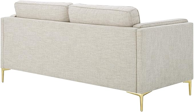 Modway Kaiya Upholstered Fabric Sofa 33.5 x 71 x 32 Beige