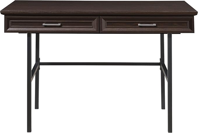 OSP Home Furnishings Jefferson Writing Desk with Lockdowel Fastening System Espresso