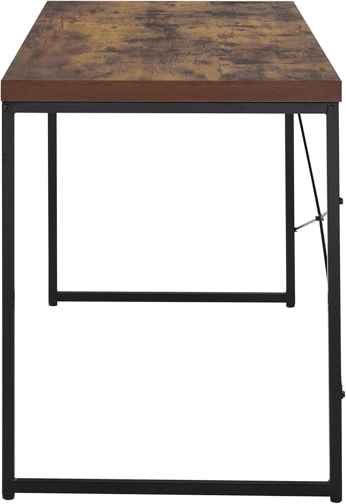 Computer Gaming Desk Home Office Corner Desks Bedroom Craft Study Table Work Standing Desk with Metal LegsOak