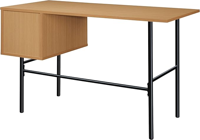 OSP Home Furnishings Denmark Writing Desk with Lockdowel Fastening System Natural
