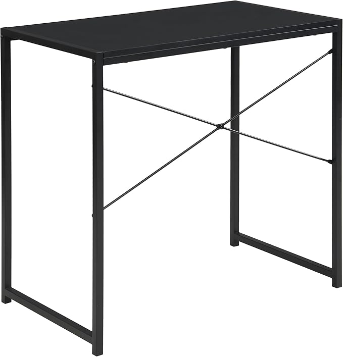 eHemco 30 Inch Small Rectangular Computer Desk for Home Office and Study Black