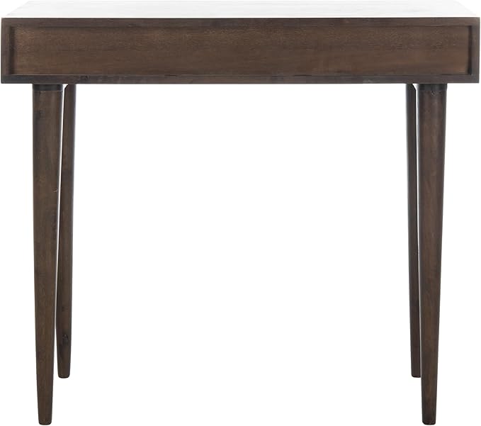 Safavieh Home Office Zinnia Modern Walnut Brown 1-drawer Desk