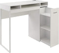OSP Home Furnishings Ravel Desk with Storage White